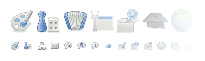 Homepage icons